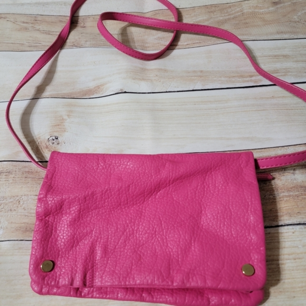 Pink Pleather Mossimo Purse/Clutch